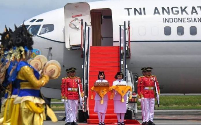 Pengembalian Bendera Merah Putih dari IKN