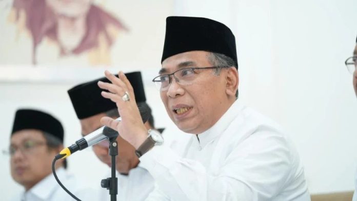 Ketua UMUM PBNU KH. Yahya Cholil Staquf atau Gus Yahya
