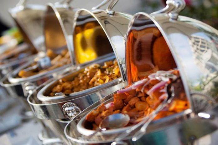 ilustrasi makanan catering