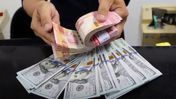 ilustrasi nilai tukar kurs rupiah terhadap dollar
