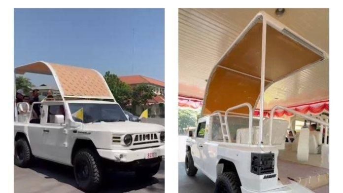 kendaraan taktis buatan dalam negeri bernama Maung