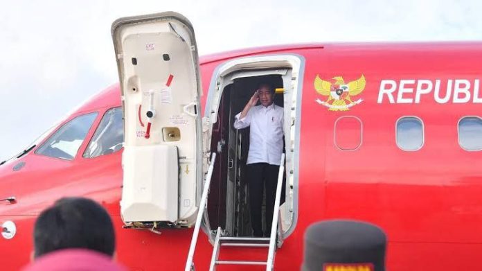 Presiden Jokowi bertolak ke IKN