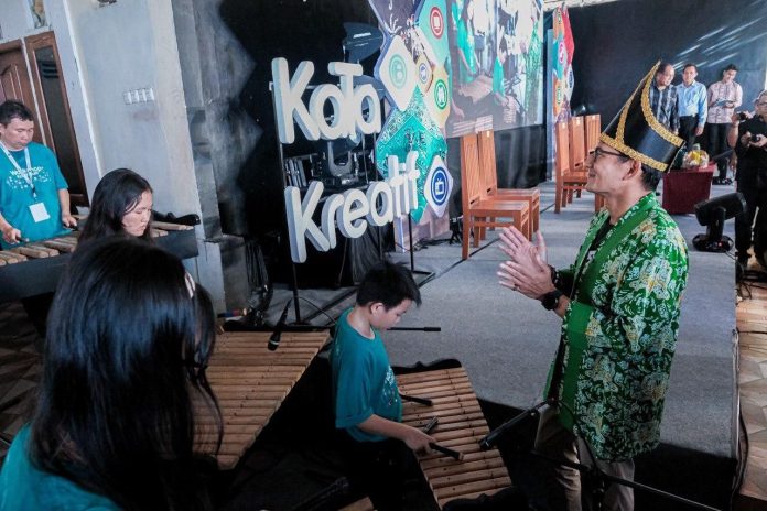 Menparekraf Sandiaga Salahuddin Uno di Jejaring Kota Kreatif UNESCO